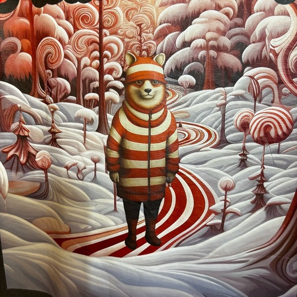 Gildan Men’s Large Pioneer Valley Graphic Long Sleeve T-shirt Grey Fox - Picture 5 of 7